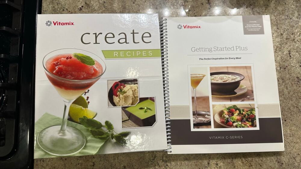 Vitamix Create Recipes Cookbook Binder & C-Series Getting Started Plus Guide